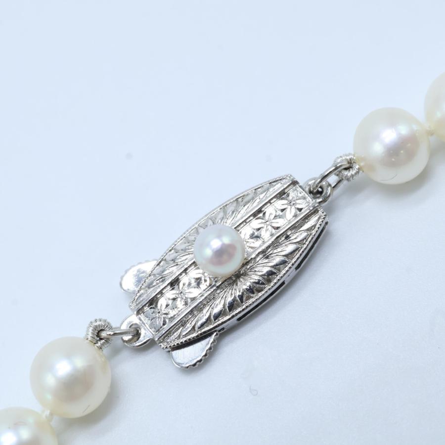 MIKIMOTO 美品 ミキモト 留め具SV 約6mm パール ネックレス MIKIMOTO 美品 ミキモト 留め具SV 約6mm パール ネックレス