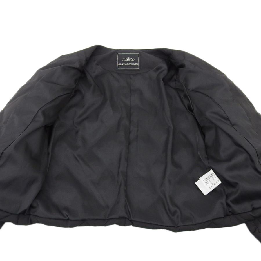 GRACE CONTINENTAL（グレースコンチネンタル） ファー付き ノーカラー