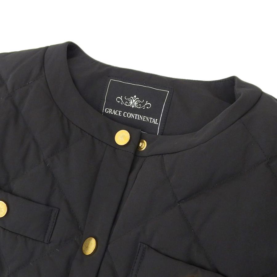 Grace Class キルティングノーカラージャケット Grace Class キルティングノーカラージャケット