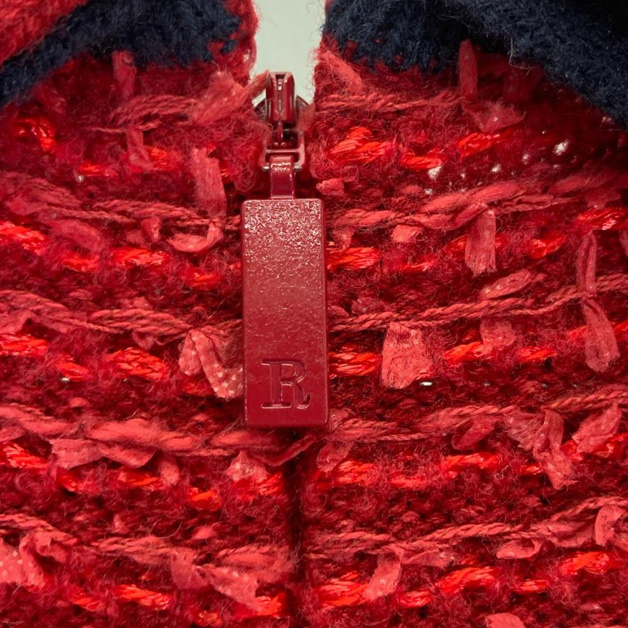 Rene ルネ レッド ウールレーヨン混 6142270 ノースリーブ ニット