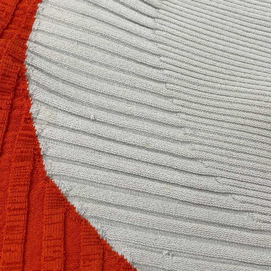 ISSEY MIYAKE イッセイミヤケ オレンジ×グレー IM23KH253 ウール混