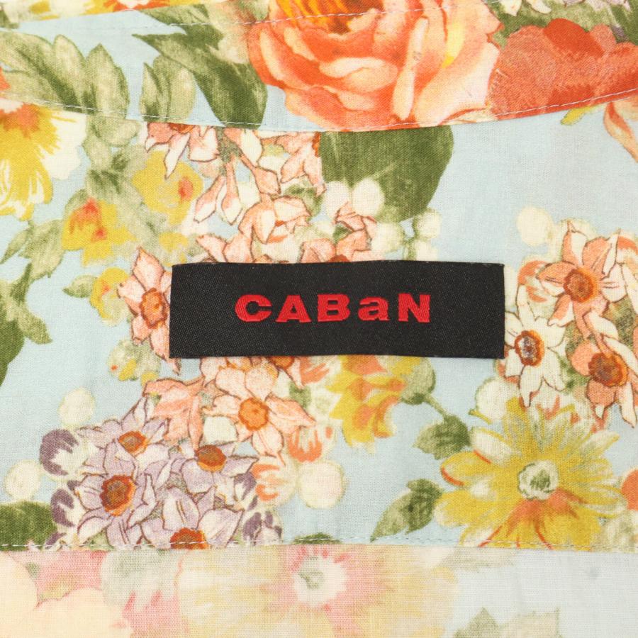 美品/ CABaN キャバン フラワープリント 長袖シャツ/ トップス S  