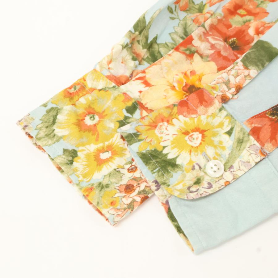 美品/ CABaN キャバン フラワープリント 長袖シャツ/ トップス S  