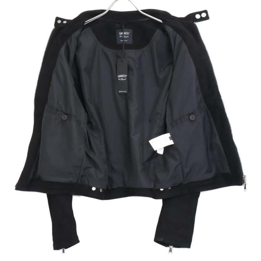 EMMETI エンメティー ブラック H UOMO CAMO ゴートスキンスエード