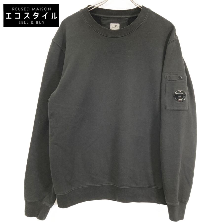 C.P. COMPANY ブラック スウェット C.P.COMPANY シーピーカンパニー ブラック 13CMSS008A クルーネック