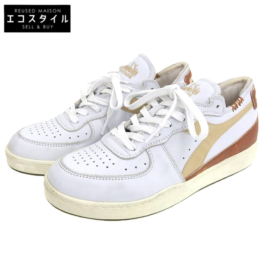 新品同様 Diadora heritage ディアドラヘリテージ MI BASKET ROW CUT 