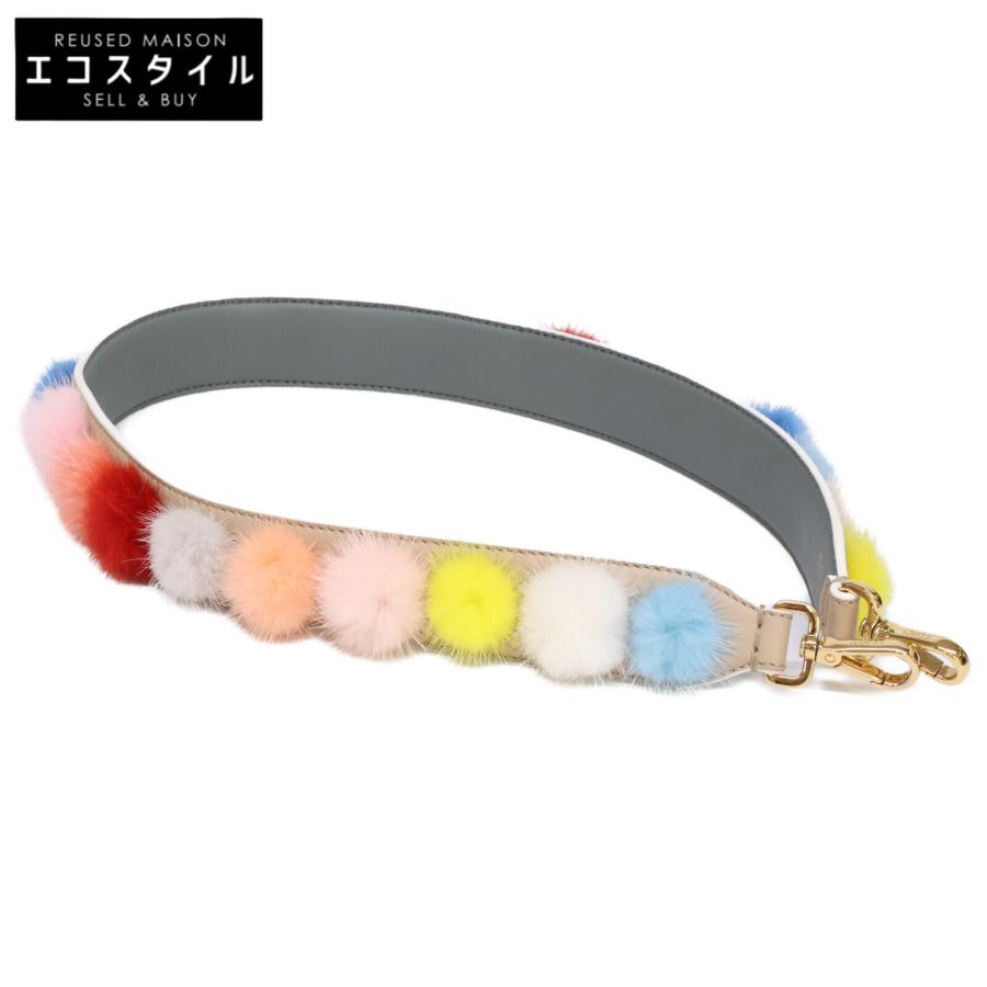 FENDI（フェンディ） 美品 ストラップユー ミンクファー ショルダー