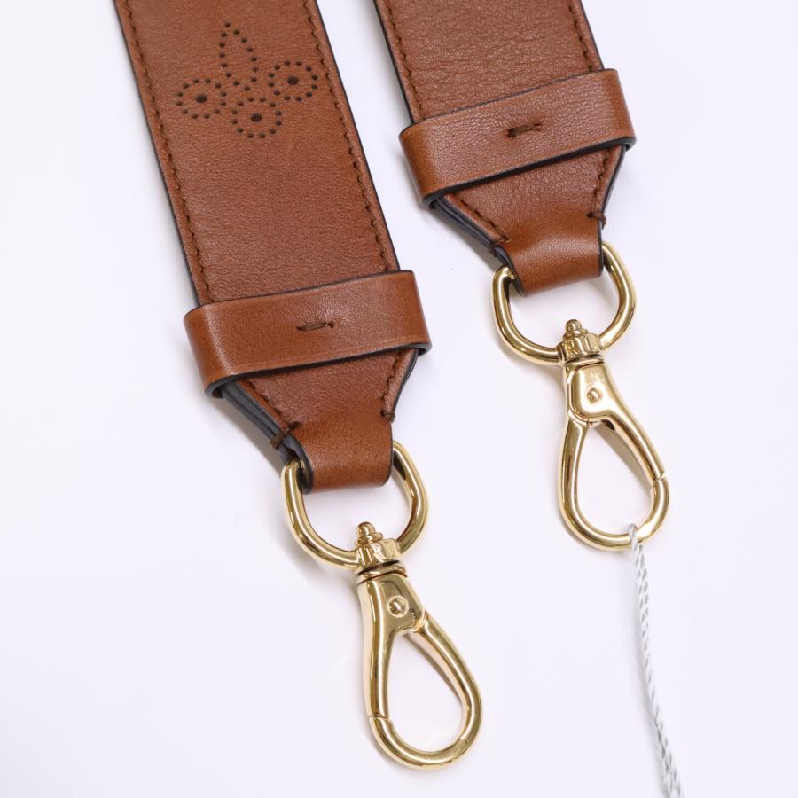 ラルフローレン パープルレーベル新品ブラウンレザーベルトかゴールドカラー金具 新品同様 RalphLauren PURPLE LABEL ラルフローレン パープルレーベル
