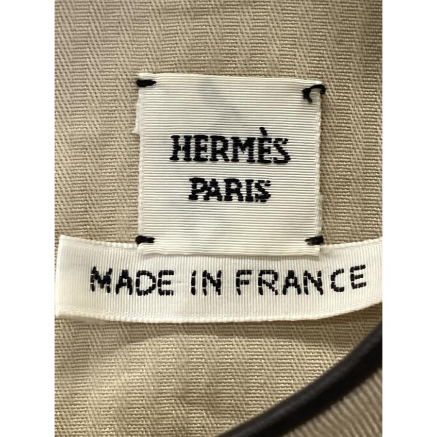 新品同様/国内正規 HERMES エルメス レザー/コットン切替 ベルト付