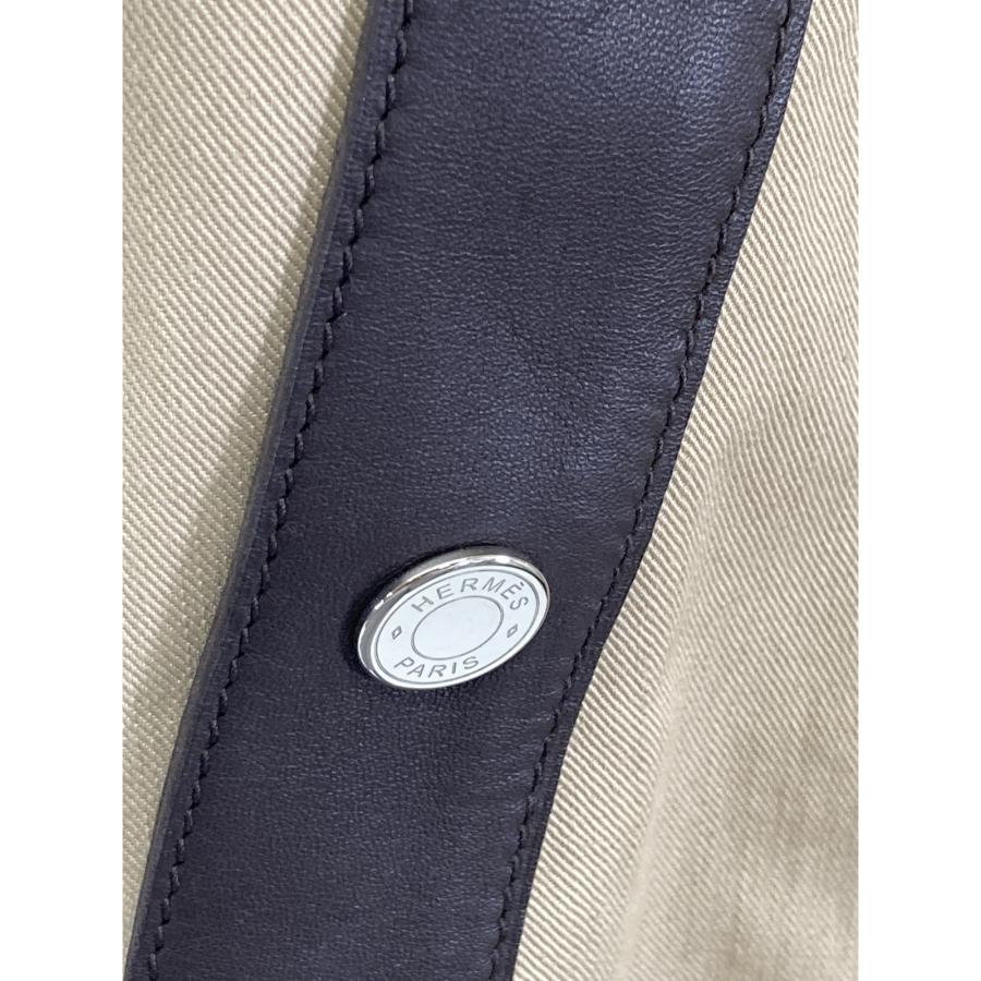 新品同様/国内正規 HERMES エルメス レザー/コットン切替 ベルト付