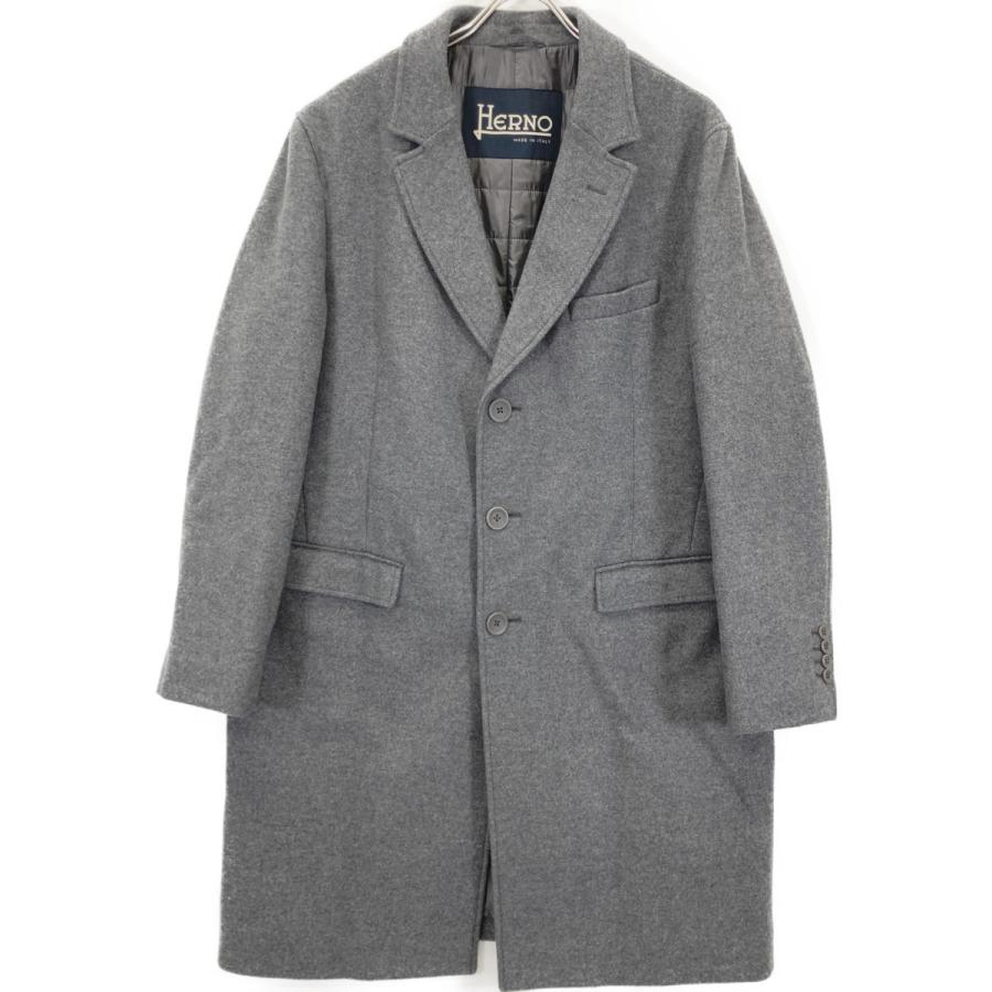 HERNO ヘルノ チェスターコート 46 グレージュ HERNO ヘルノ チェスターコート 46 グレージュ