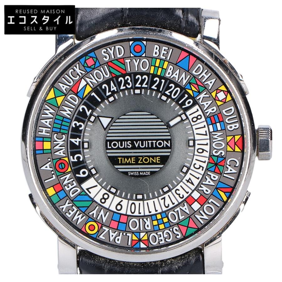 ルイ・ヴィトン LOUIS VUITTON Q5D20 エスカル タイムゾーン ワールドタイム 自動巻き メンズ _942493 LOUIS VUITTON ルイヴィトン Q5D20 エスカルタイムゾーン ワールド