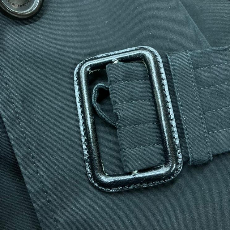 国内正規 BURBERRY バーバリー 3911062 WSTMINSTER ウエストミンスター トレンチ コート 48 ブラック メンズ_11