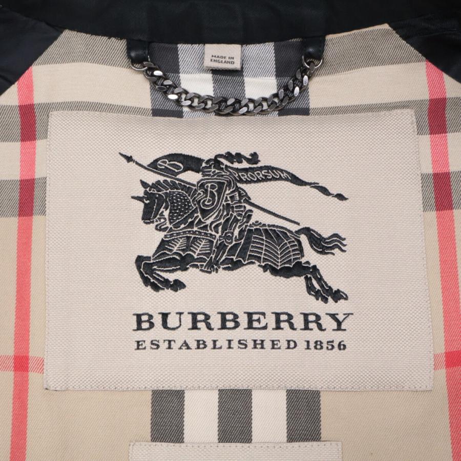 国内正規 BURBERRY バーバリー 3911062 WSTMINSTER ウエストミンスター トレンチ コート 48 ブラック メンズ_5