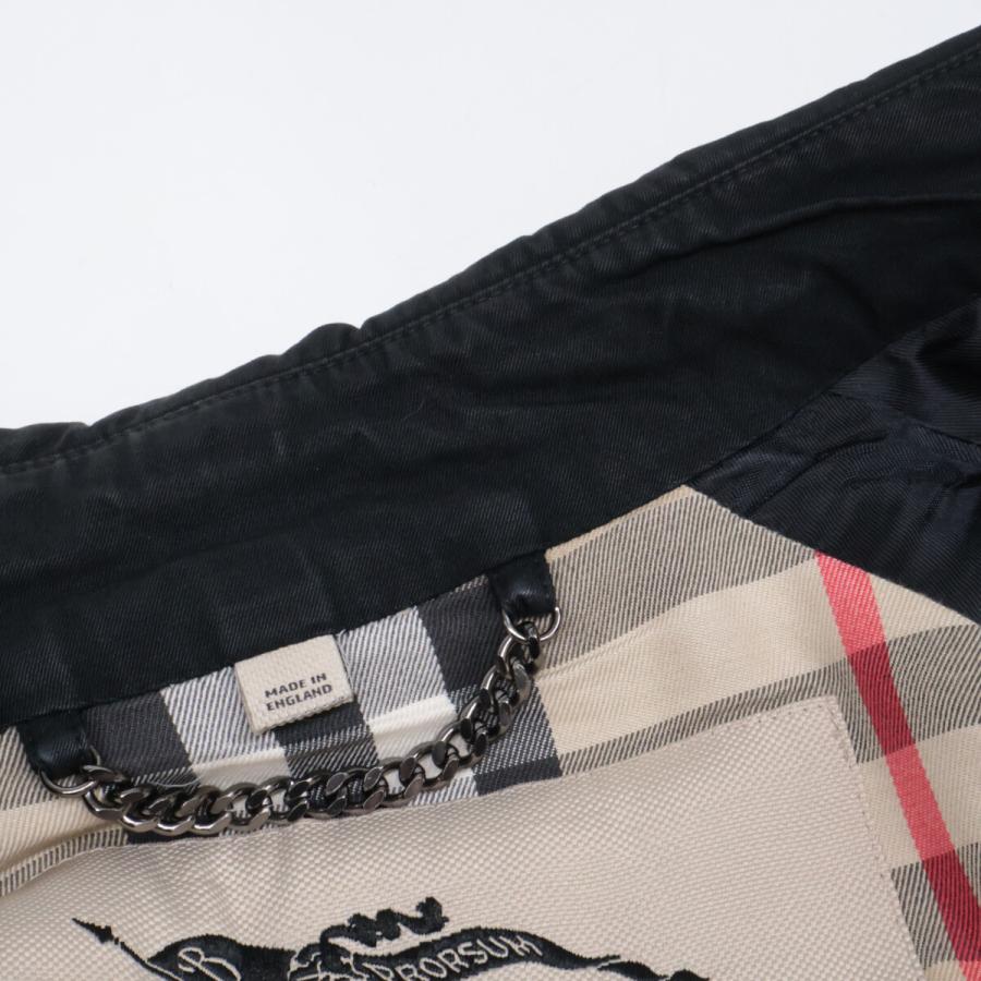 国内正規 BURBERRY バーバリー 3911062 WSTMINSTER ウエストミンスター トレンチ コート 48 ブラック メンズ_9