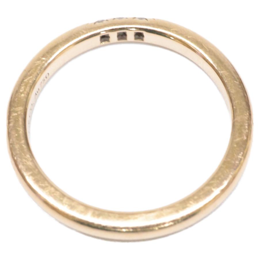 TIFFANY&Co.（ティファニー） 美品 Au750 3Pダイヤモンド バンド