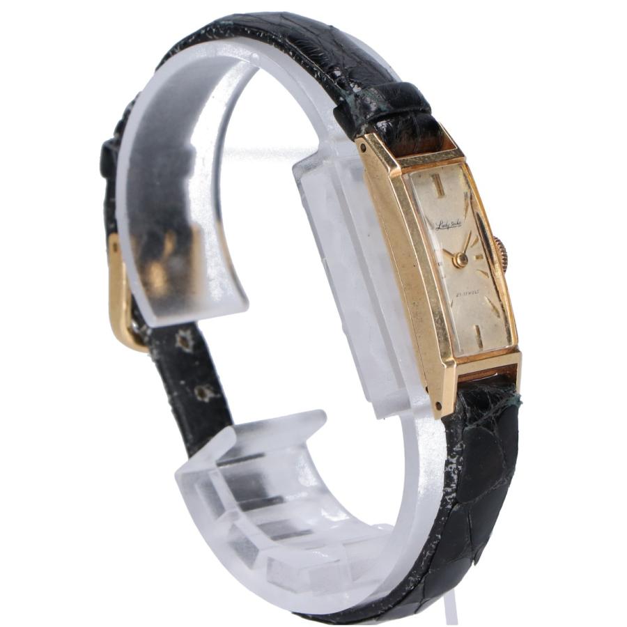 SEIKO（セイコー） Lady SEIKO アンティーク K18 21石 裏蓋鶴 手巻き