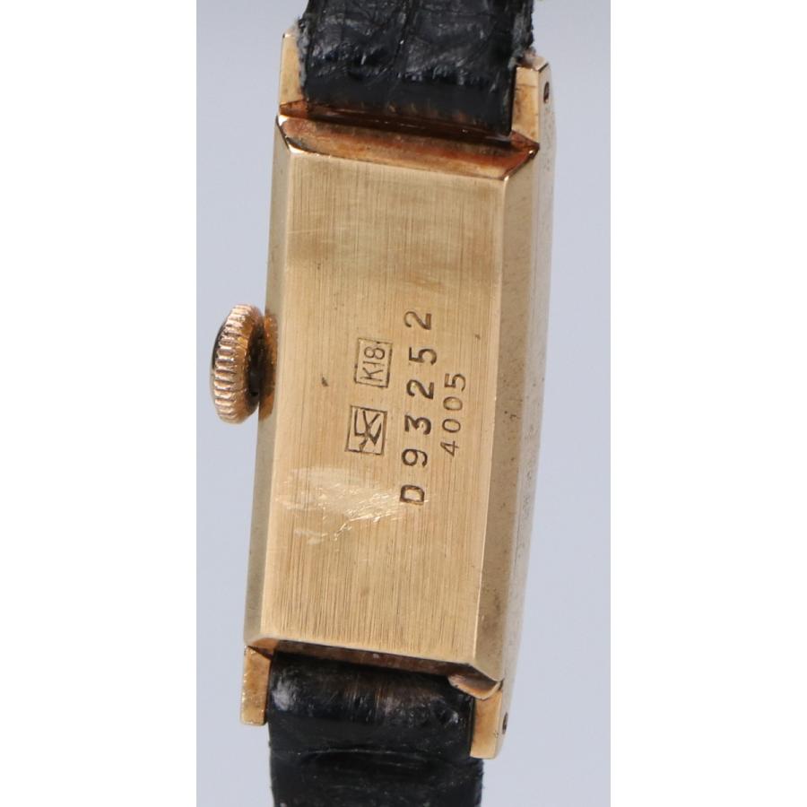 SEIKO（セイコー） Lady SEIKO アンティーク K18 21石 裏蓋鶴 手巻き