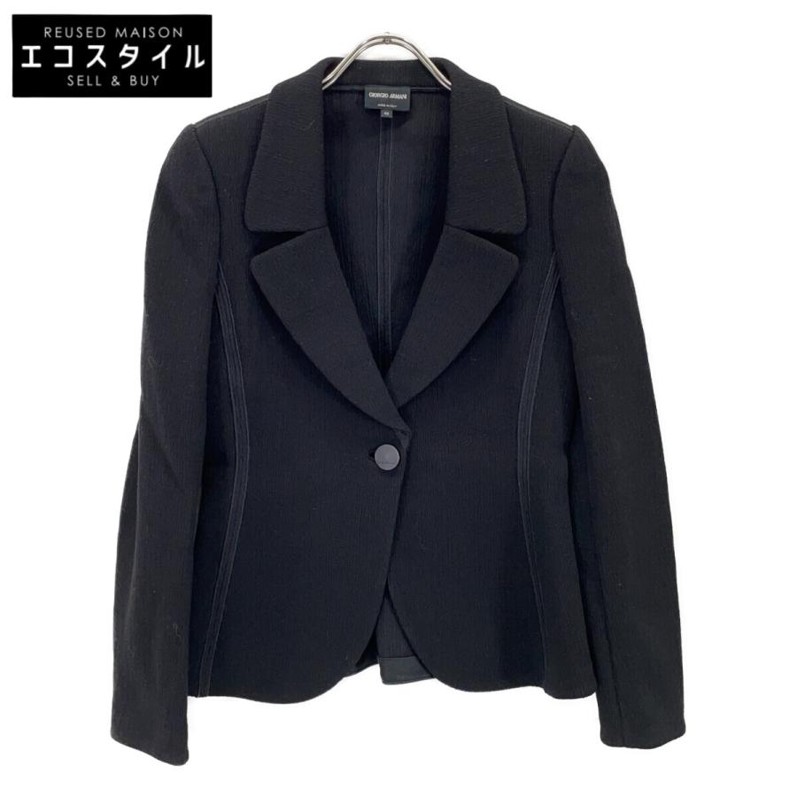 GIORGIO ARMANI ジョルジオアルマーニ ブラック KAG06JKAENJ ウール混 
