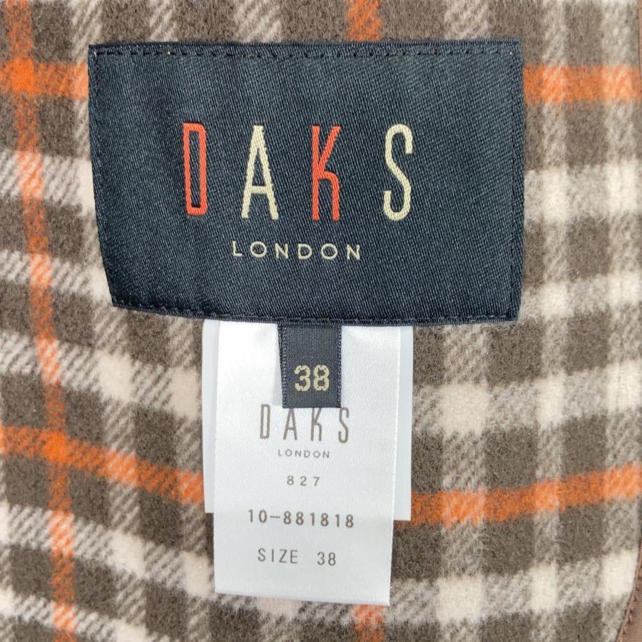 DAKS（ダックス） 美品/ 10-881818 ウール 裏地チェック シングル
