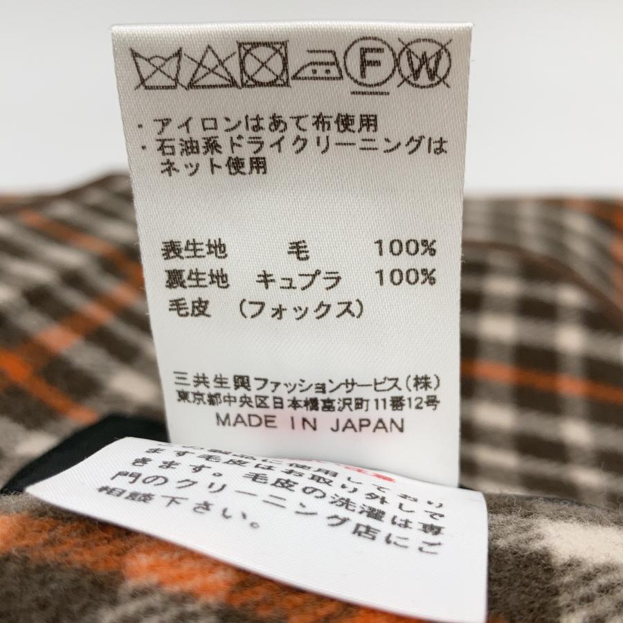 DAKS（ダックス） 美品/ 10-881818 ウール 裏地チェック シングル