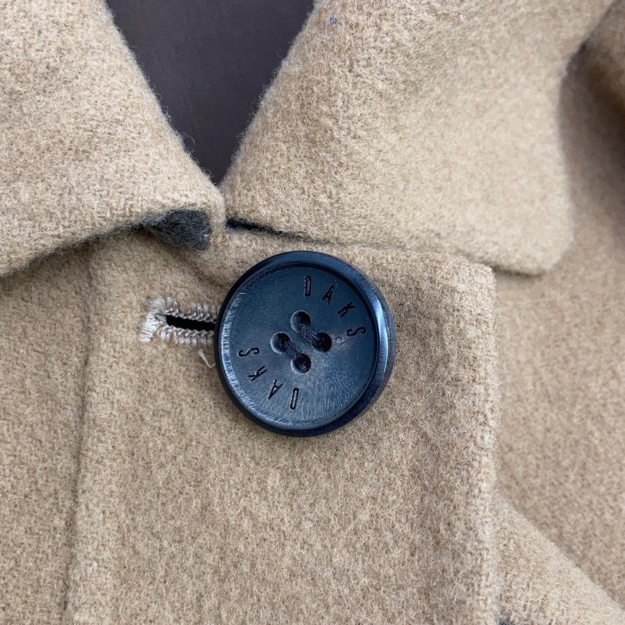 DAKS ウール100% コート 100 DAKS(ダックス) ウールコート リバーシブルチェックウールコート