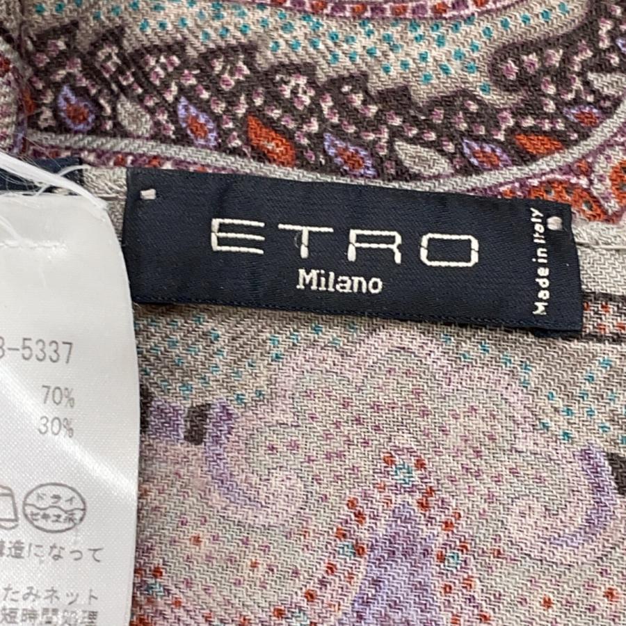 ETRO（エトロ） 美品/国内正規 112-10028-5337 ペイズリー柄 カシミヤ