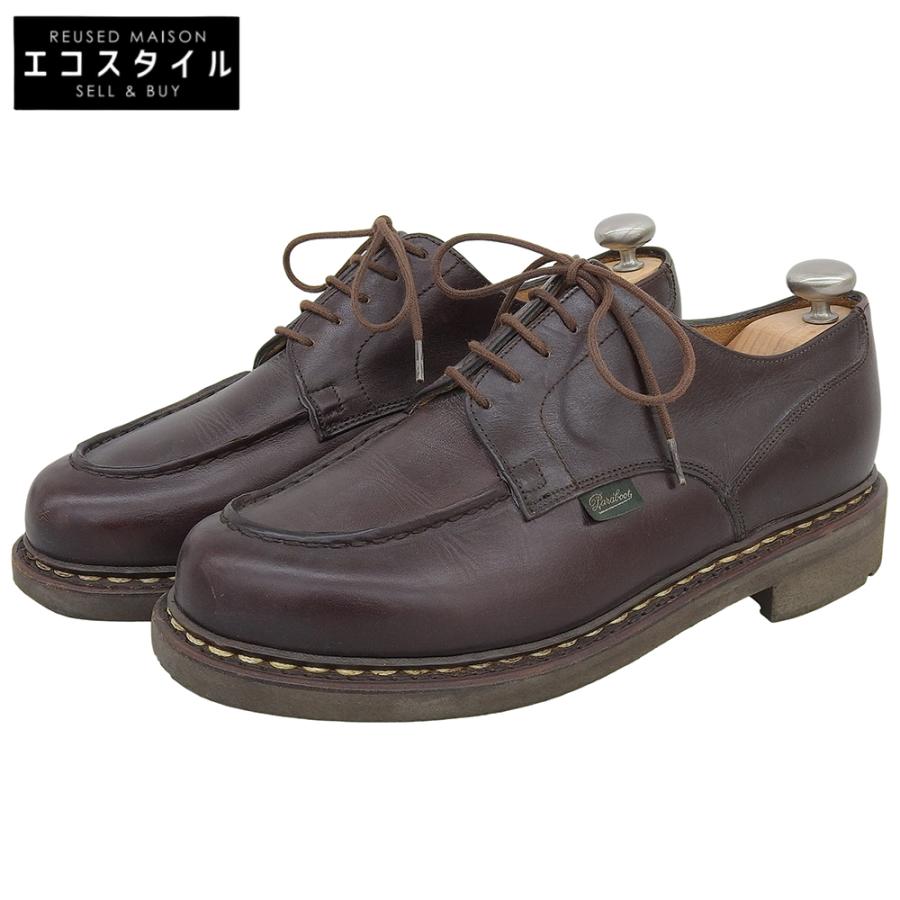 美品 Paraboot パラブーツ CHAMBORD シューズ メンズ ブラウン マロン