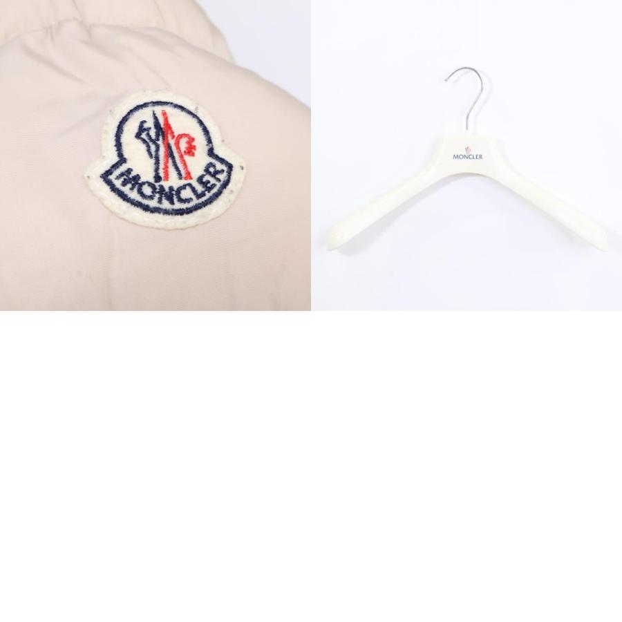 MONCLER モンクレール A20934982025 GENEVRIETTE ベルト/ファー付 フーディダウン コート 00 ベージュ レディースの画像