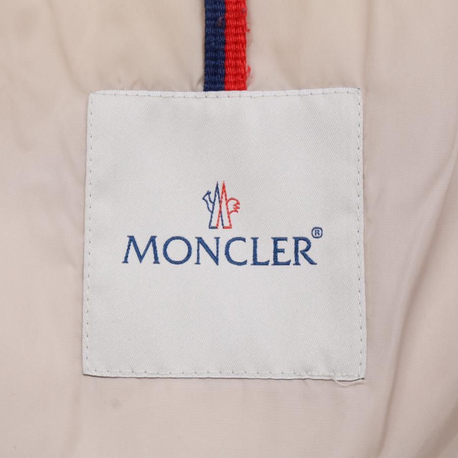 MONCLER モンクレール A20934982025 GENEVRIETTE ベルト/ファー付 フーディダウン コート 00 ベージュ レディースの画像