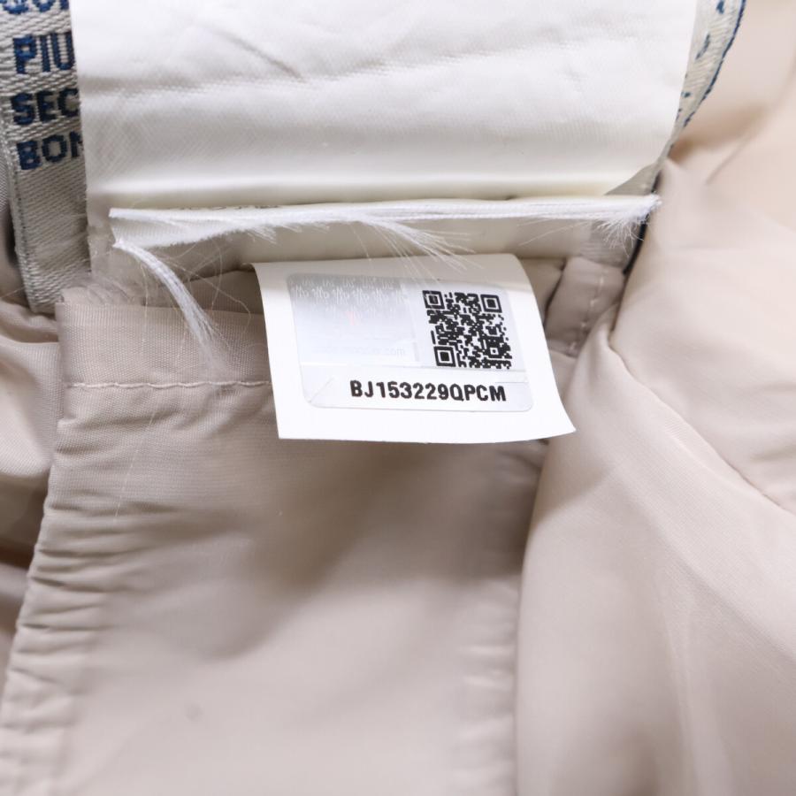 MONCLER モンクレール A20934982025 GENEVRIETTE ベルト/ファー付 フーディダウン コート 00 ベージュ レディースの画像
