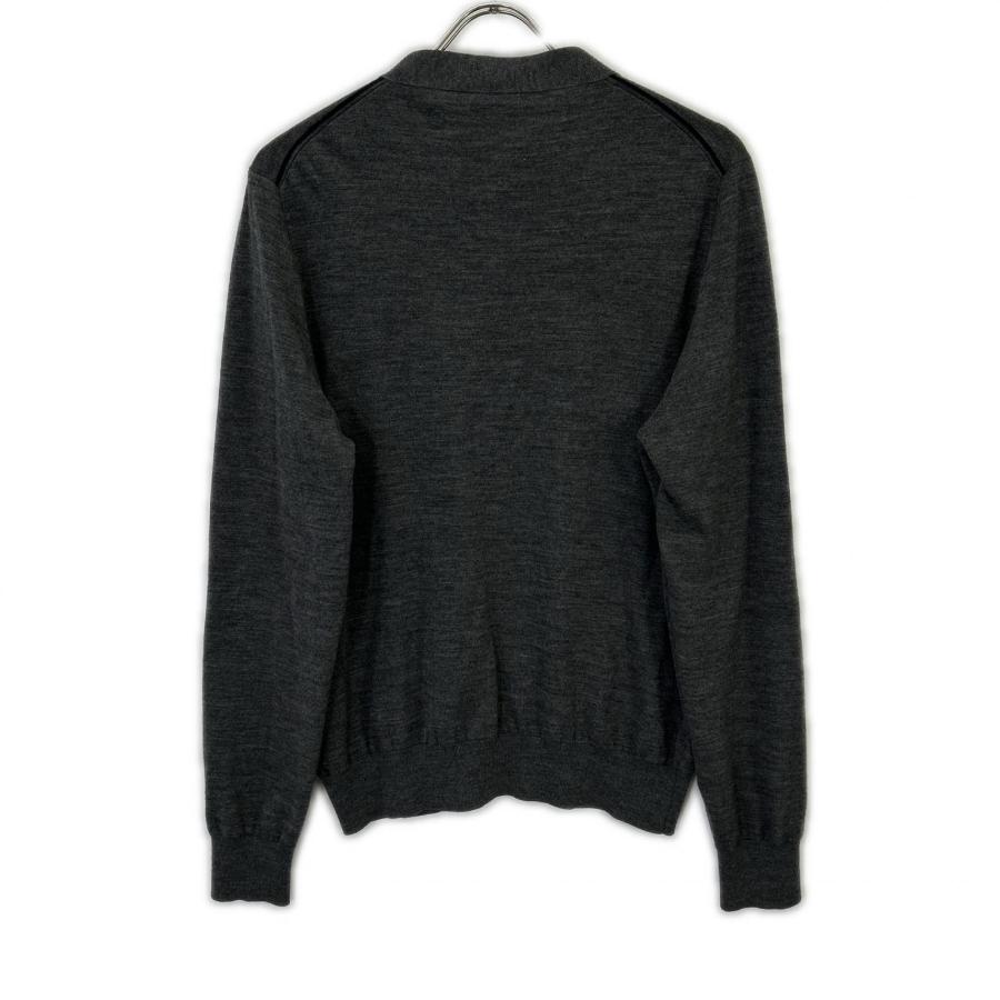 GUCCI（グッチ） 354110 胸元ロゴ入り ウール ニットカーディガン M