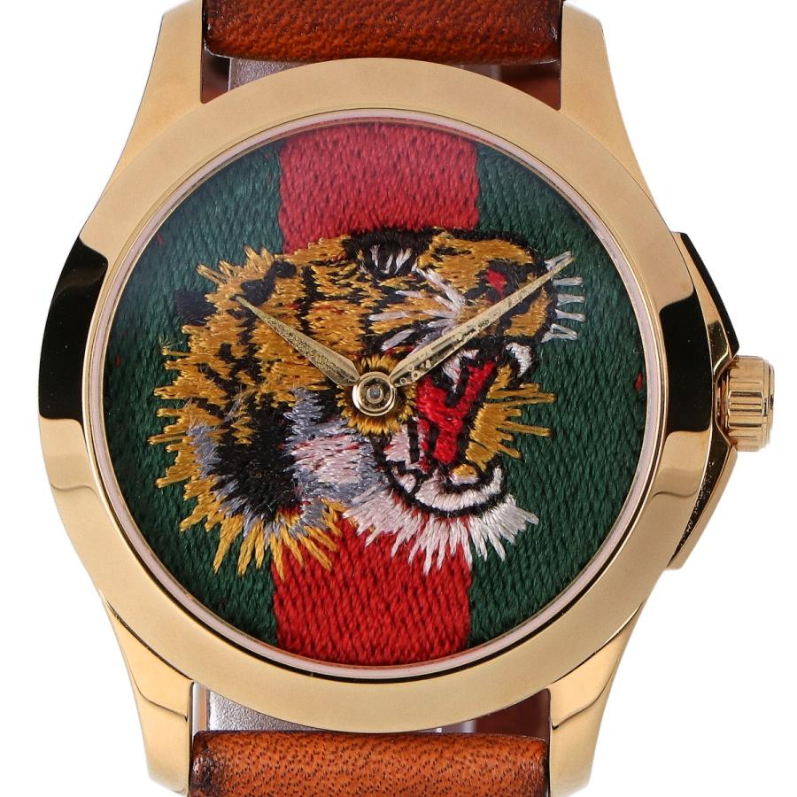 GUCCI グッチ YA126497 G-TIMELESS ﾏﾙｼｪ･ﾃﾞ･ﾒﾙｳﾞｪｲﾕ ﾀｲｶﾞｰｸｵｰﾂ時計 GUCCI（グッチ） YA126497 G-TIMELESS マルシェ・デ・メルヴェイユ