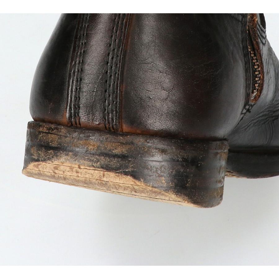 Kapital キャピタル Navy Supply 海軍支給革靴 レザーサイドジップブーツ 3 ブラック メンズ ブランドショップエコスタイル 通販 Yahoo ショッピング