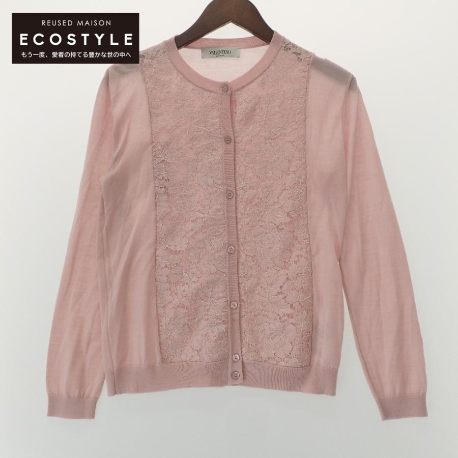 VALENTINOお袖ローズニットXS VALENTINOお袖ローズニットXS VALENTINOお袖ローズニットXS VALENTINO