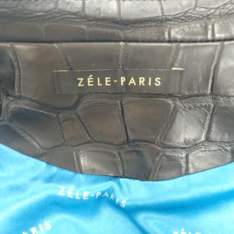 ZELE-PARIS ゼルパリ クロコダイルレザー テーラードジャケット ZELE-PARIS ゼルパリ クロコダイルレザー テーラードジャケット
