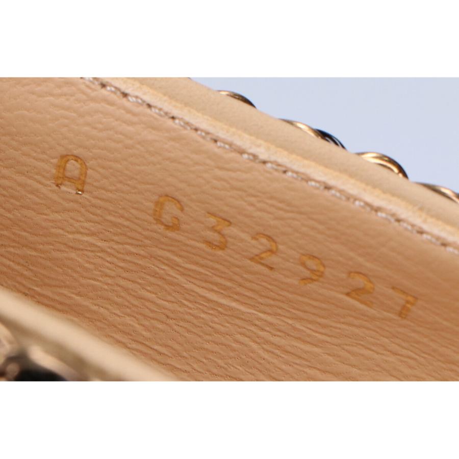 CHANEL 新品同様/ シャネル G32927 パテントレザー チェーン フラット