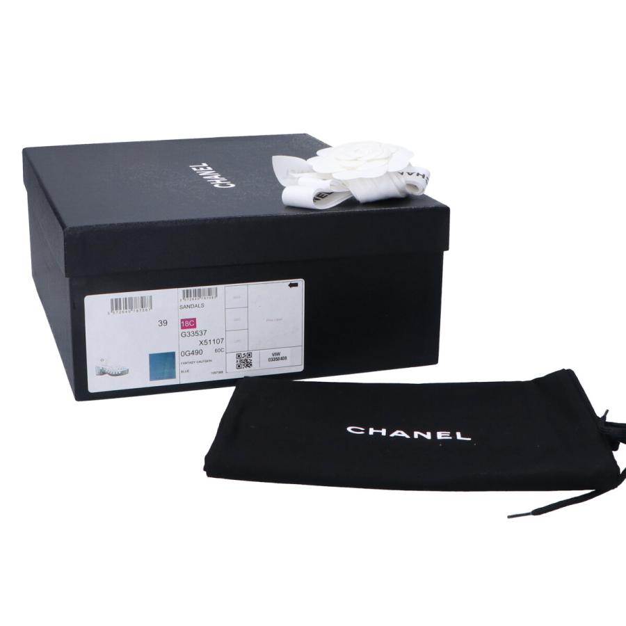 CHANEL（シャネル） 新品同様/ G33537 デニム ウッドソール