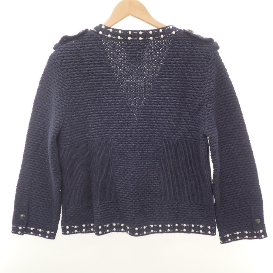CHANEL シャネル ココマークボタン ニットブルゾン 42 CHANEL シャネル ココマークボタン ニットブルゾン 42
