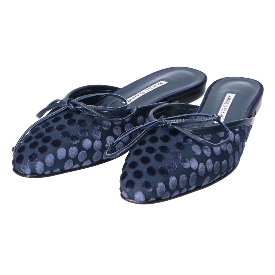 MANOLO BLAHNIK（マノロブラニク） 新品同様/ 418-0145-0001 BALLERIMU