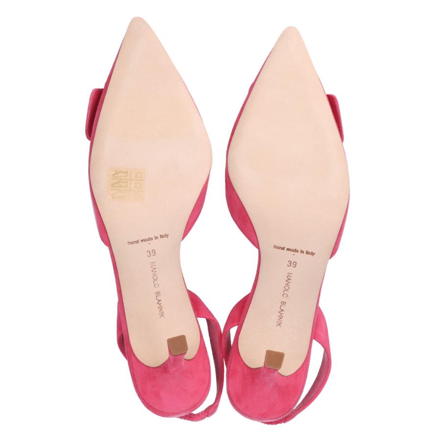 MANOLO BLAHNIK マノロブラニク MAYSLI スエード バックストラップ