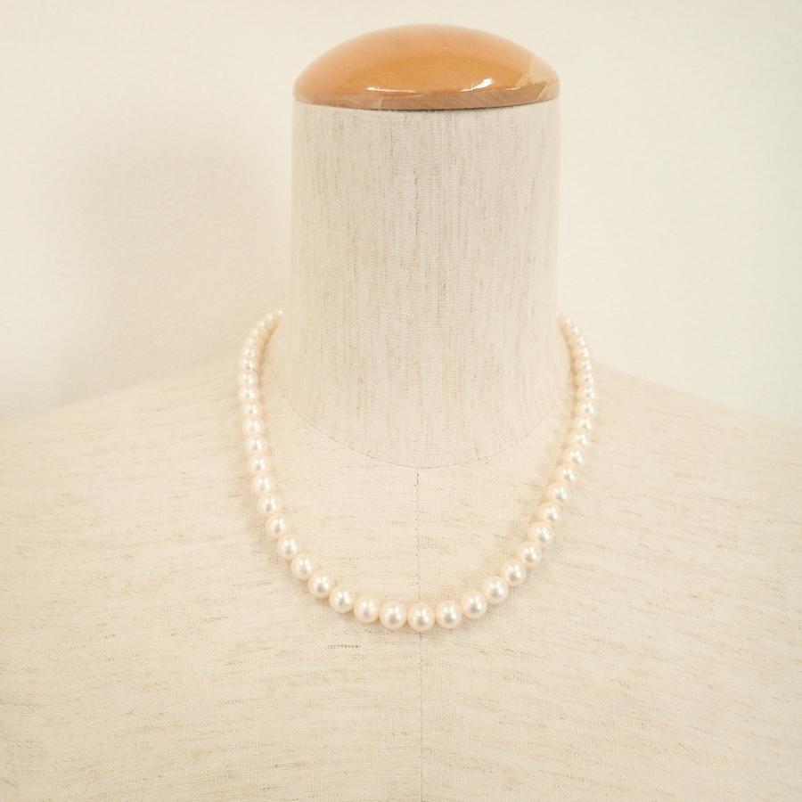 MIKIMOTO（ミキモト） 美品 SIL刻印 Mチャーム付 約7mmパール