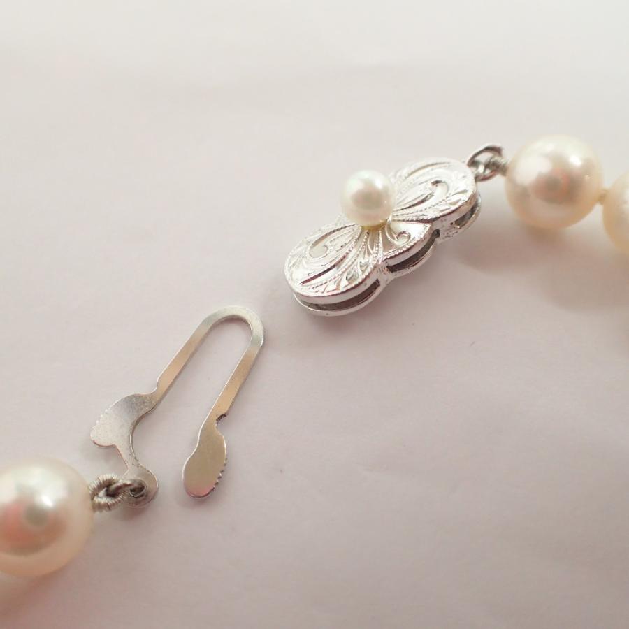 MIKIMOTO（ミキモト） 美品 SIL刻印 Mチャーム付 約7mmパール