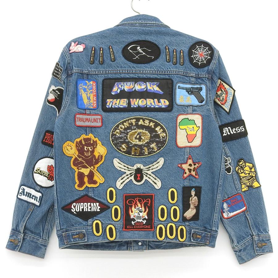 Supreme 美品/ シュプリーム 18SS Patches Denim Trucker Jacket Supreme 美品/ シュプリーム 18SS Patches Denim Trucker Jacket