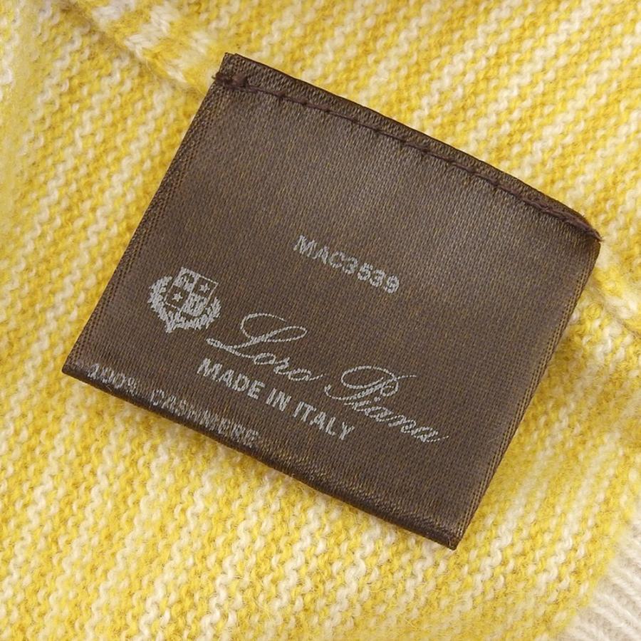 Loro Piana（ロロピアーナ） カシミヤ100% ボーダー クルーネック
