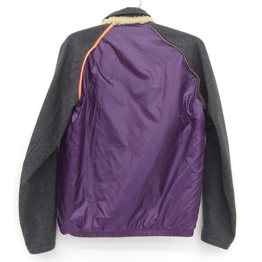 美品 kolor カラー AIR RIP BLOUSON ブルゾン メンズ グレー パープル  