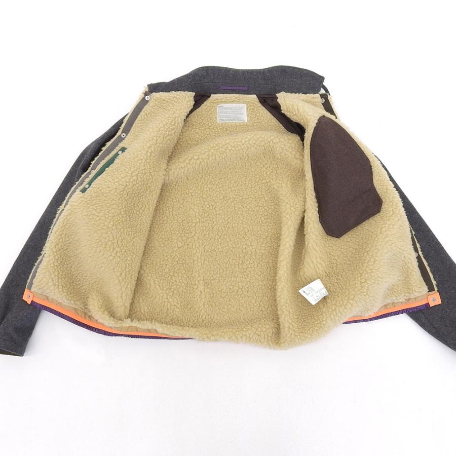 美品 kolor カラー AIR RIP BLOUSON ブルゾン メンズ グレー パープル  