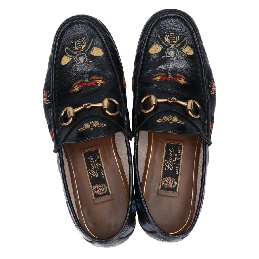GUCCI グッチ 刺繍 ホースビット ローファー シューズ 6 GUCCI グッチ 刺繍 ホースビット ローファー シューズ 6