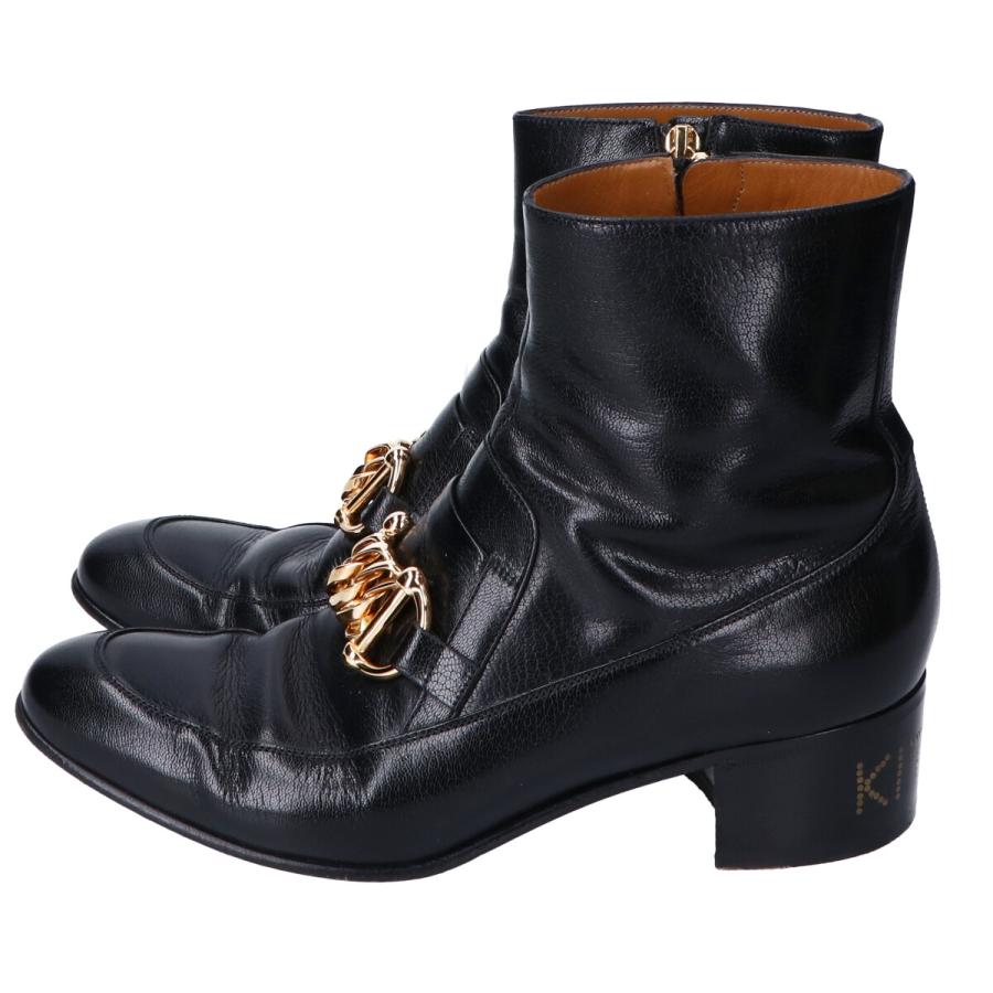 GUCCI グッチ 585857 KITTENヒール ホースビットチェーン サイド GUCCI グッチ 585857 KITTENヒール ホースビットチェーン サイド