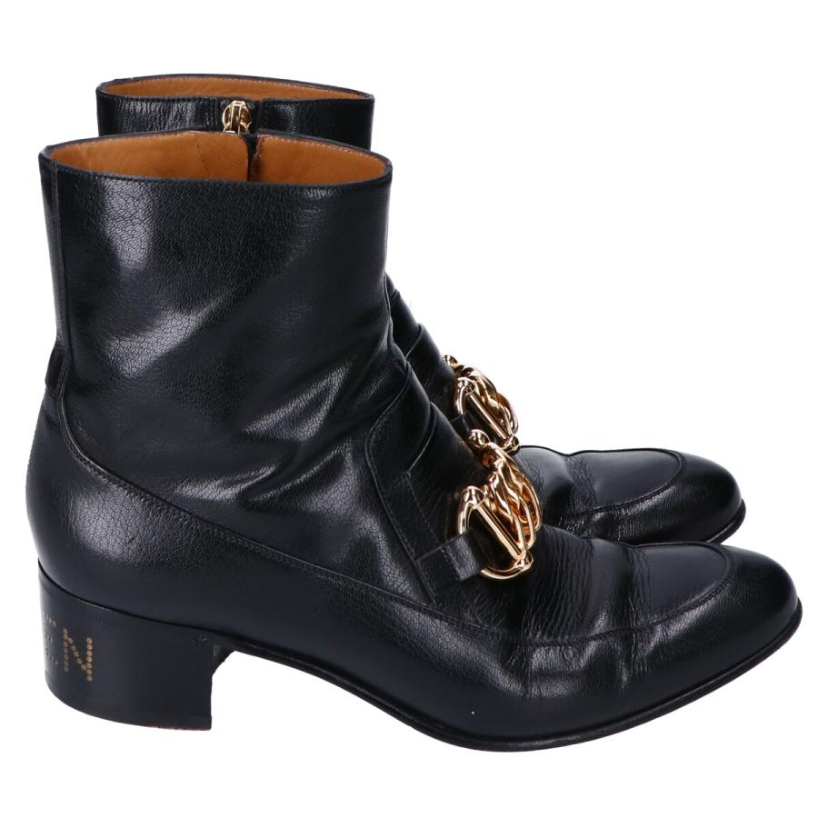 GUCCI グッチ 585857 KITTENヒール ホースビットチェーン サイド GUCCI グッチ 585857 KITTENヒール ホースビットチェーン サイド